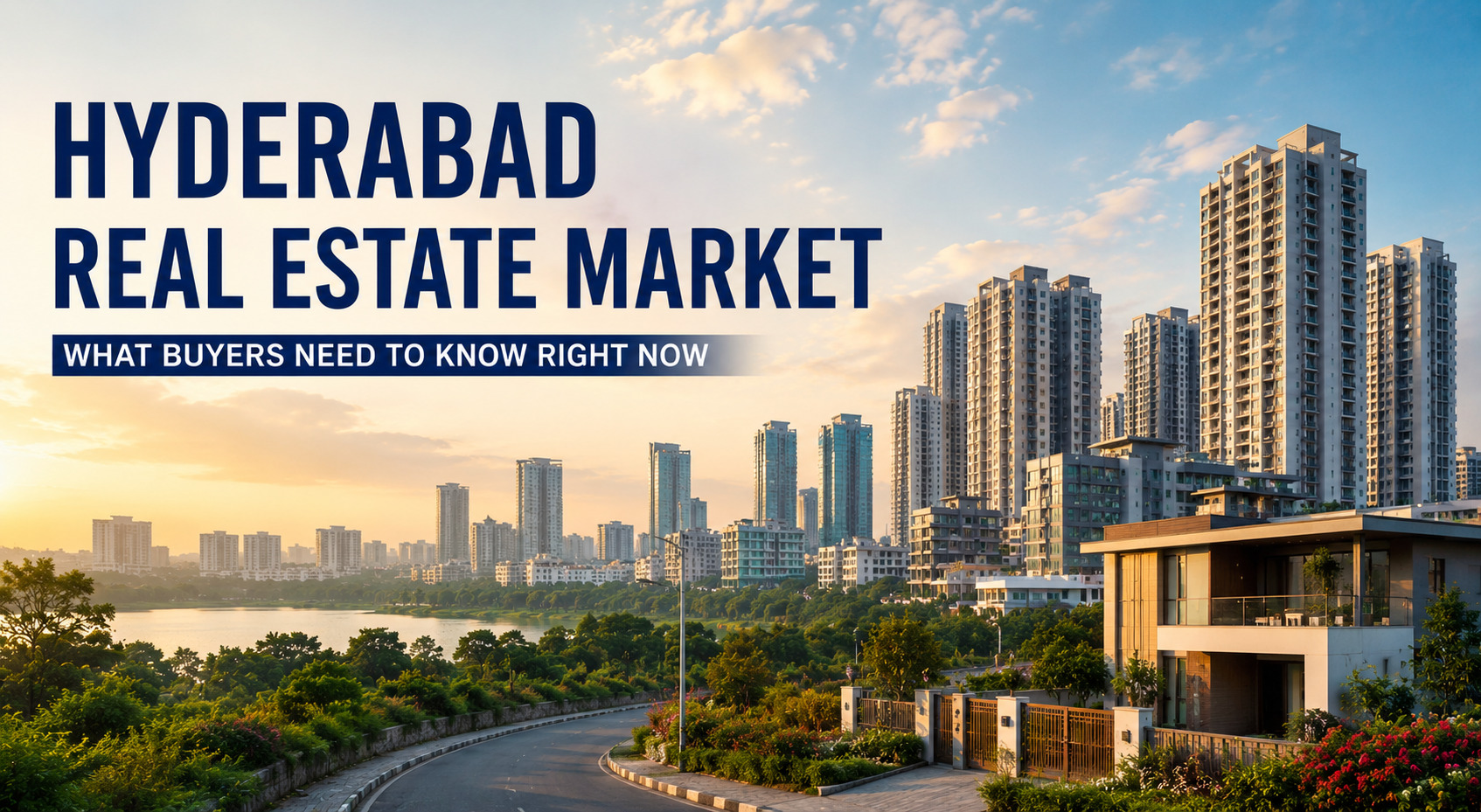 :Hyderabad real estate market with residential growth, infrastructure expansion, and strong investment opportunities. 